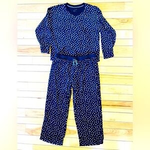 Polka Dot WOMENS XL NAUTICA Pajamas - Blue, GREAT CONDITION—-COMFY